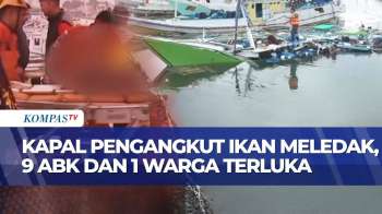 Kapal Pengangkut Ikan Meledak di Pelabuhan Paotere Makassar, 9 ABK dan 1 Warga Terluka