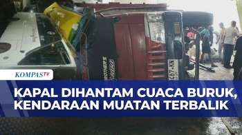Akibat Kapal Dihantam Gelombang Tinggi: 195 Penumpang Selamat, Mobil Terbalik Di Lambung Feri