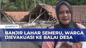 Rumah Hancur Tertimbun Lahar Gunung Semeru, Warga Lumajang Menangis Saat Evakuasi