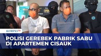 BNN Gerebek Laboratorium Sabu Di Apartemen Cisauk, 2 Pelaku Ditangkap