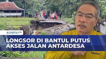 Longsor Putus Akses Jalan Antardesa, Bupati Bantul: Kami Tetapkan Tanggap Darurat Selama 2 Pekan