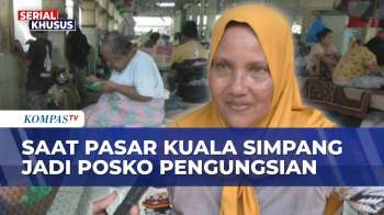 Berusaha Kuat! Pemilik Kios Di Pasar Kuala Simpang Aceh Tamiang Tahan Tangis: Tidak Naikkan Harga