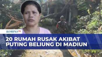 Puting Beliung Terjang 3 Desa di Madiun, 20 Rumah & 1 Mobil Rusak