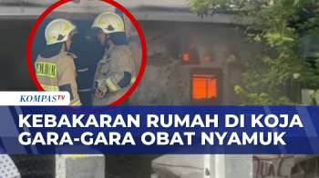 Penampakan Rumah Terbakar Di Koja, Api Diduga Dari Obat Nyamuk | KOMPAS PETANG