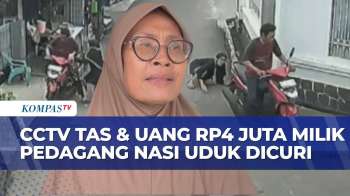 Terekam CCTV, Pelaku Pura-Pura Beli Lalu Curi Uang Pedagang Nasi Uduk Di Pondok Gede