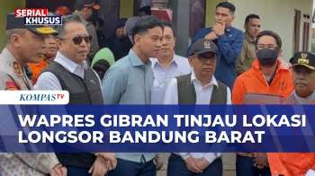Wapres Gibran Ke Lokasi Longsor Bandung Barat, Pantau Evakuasi Korban