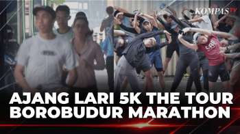 Keseruan The Tour Borobudur Marathon Di Blok M Jakarta  | SAPA PAGI