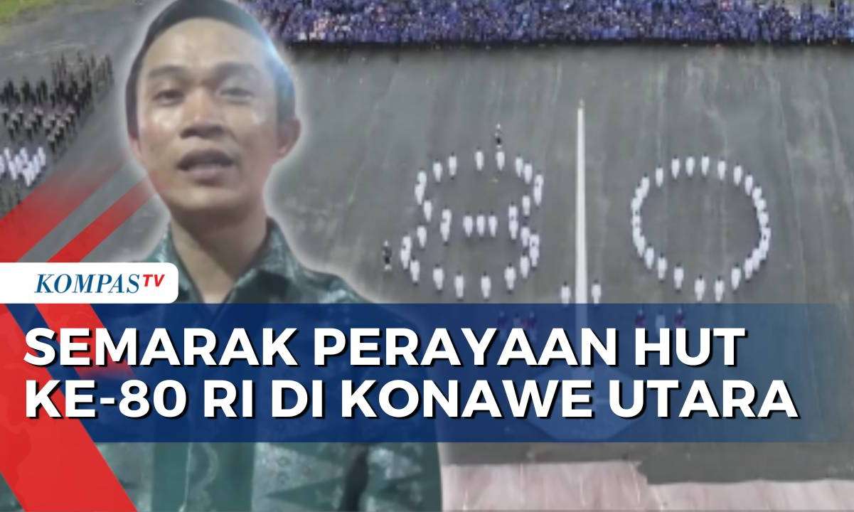 Semarak HUT ke-80 RI, Pemkab Konawe Utara Gelar Upacara hingga Malam ...