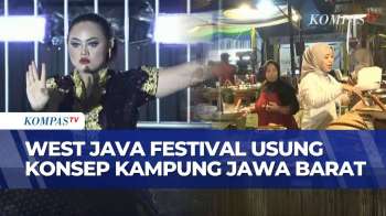 Suasana Kampung Sunda Tempo Dulu Warnai West Java Festival Di Kiara Artha Park | KOMPAS MALAM