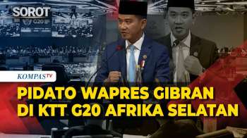 [FULL TERJEMAHAN] Pidato Perdana Wapres Gibran Depan Pemimpin Negara Di KTT G20 Afrika Selatan