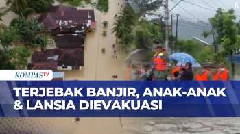 Banjir Parah Di Padang, Tim SAR Evakuasi Anak-Anak Dan Lansia Pakai Perahu Karet | BERUT