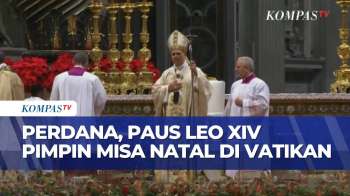 Perdana Pimpin Misa Natal Di Vatikan, Paus Leo XIV Serukan Perdamaian Dunia