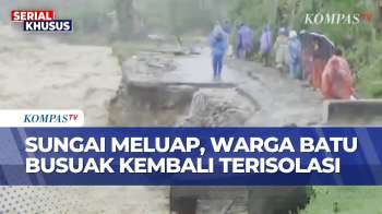 Hujan Deras Picu Luapan Sungai Di Padang, Warga Batu Busuak Kembali Terisolasi | KOMPAS MALAM