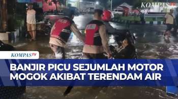 Banjir Arteri Karawang Belum Surut, Kendaraan Mogok Akibat Terendam Air | KOMPAS MALAM