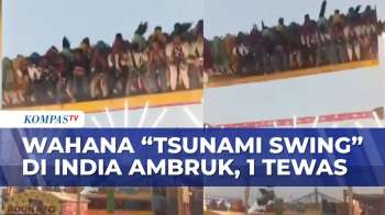 Ngeri! Wahana Tsunami Swing di India Ambruk, Satu Orang Polisi Tewas | BERUT
