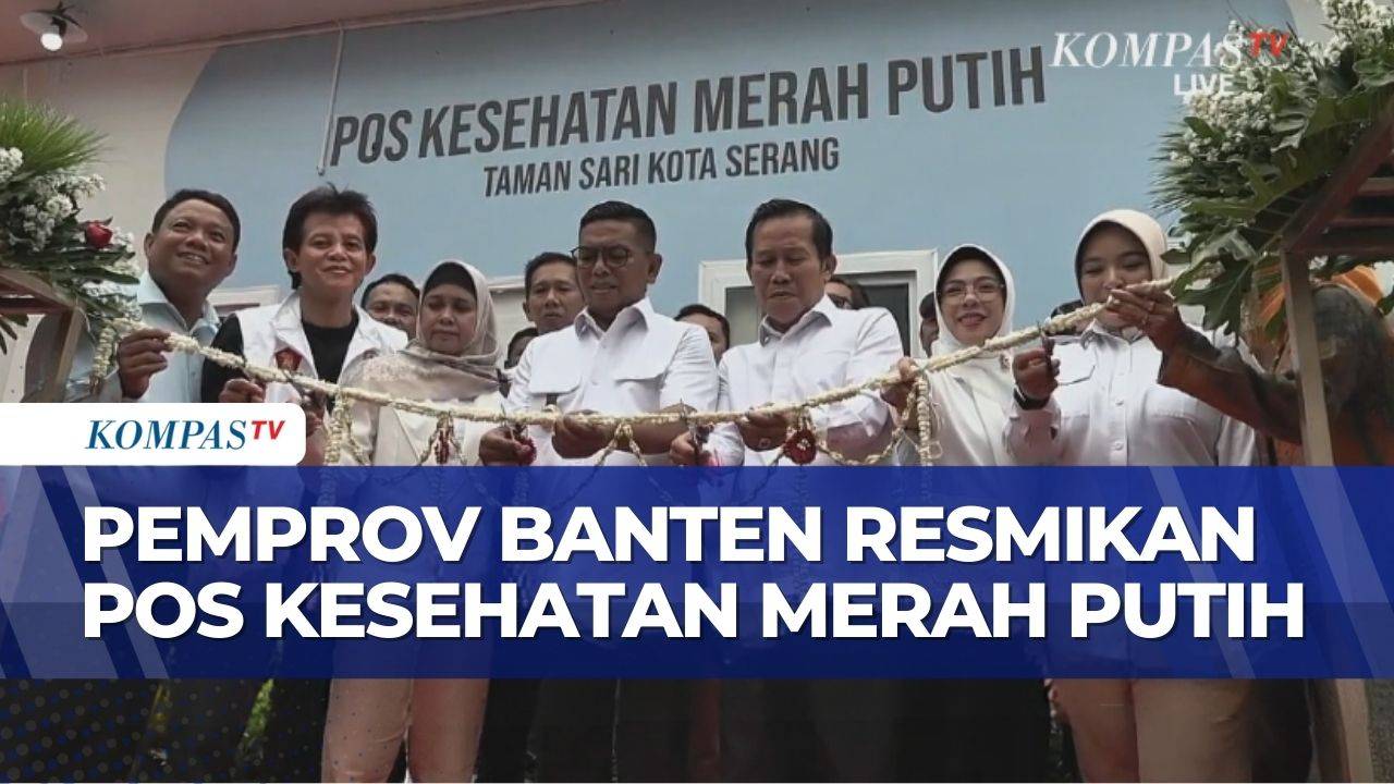 Gubernur Banten Resmikan Pos Pelayanan Kesehatan Merah Putih di Kota Serang | JMP