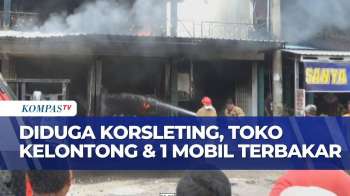 Toko Kelontong Di Madiun Terbakar, Diduga Akibat Korsleting Pom Mini | BU
