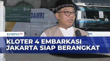 Kloter 4 Jemaah Haji Embarkasi Jakarta Berangkat ke Bandara Soekarno-Hatta | JMP