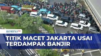 Pantauan Udara Banjir Picu Kemacetan di Jakarta, Kembangan hingga Cengkareng Terdampak! |INDO UPDATE