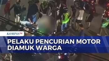 2 Terduga Maling Motor Di Tanjung Duren Diamuk Warga Dan Diarak Ke Polisi | KOMPAS MALAM
