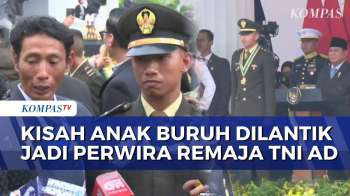 Bangga! Kisah Buruh Serabutan Asal Blora Antar Putranya Menjadi Perwira Remaja TNI AD