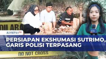 Jelang Ekshumasi! Melihat Langsung Persiapan Makam Sutrimo, Garis Polisi Terpasang | KOMPAS PETANG