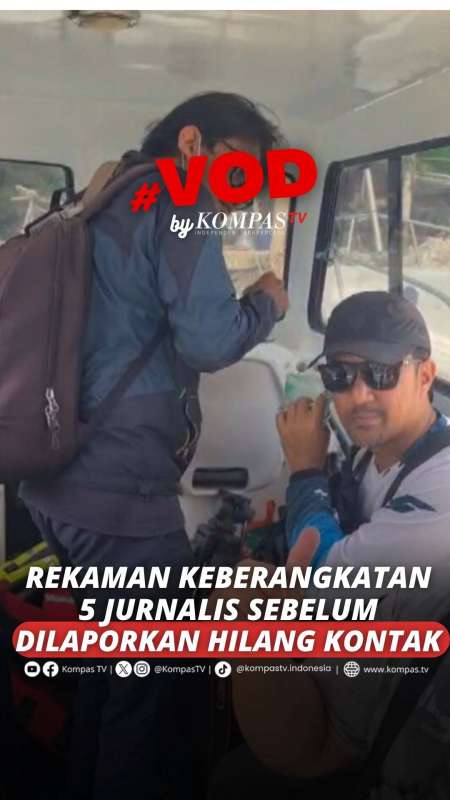 Rekaman Keberangkatan 5 Jurnalis Sebelum Hilang Kontak saat Liput Erupsi Anak Krakatau