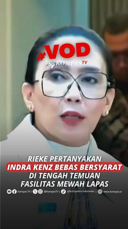 Rieke Soroti Indra Kenz Bebas Bersyarat di Tengah Temuan Fasilitas Mewah Lapas Cibinong