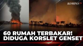Kebakaran di Papua Selatan Hanguskan 60 Rumah, Diduga Korsleting Genset | KOMPAS MALAM