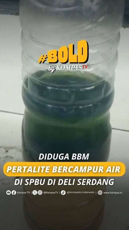 DIDUGA BBM PERTALITE BERCAMPUR AIR DI SPBU DI DELI SERDANG
