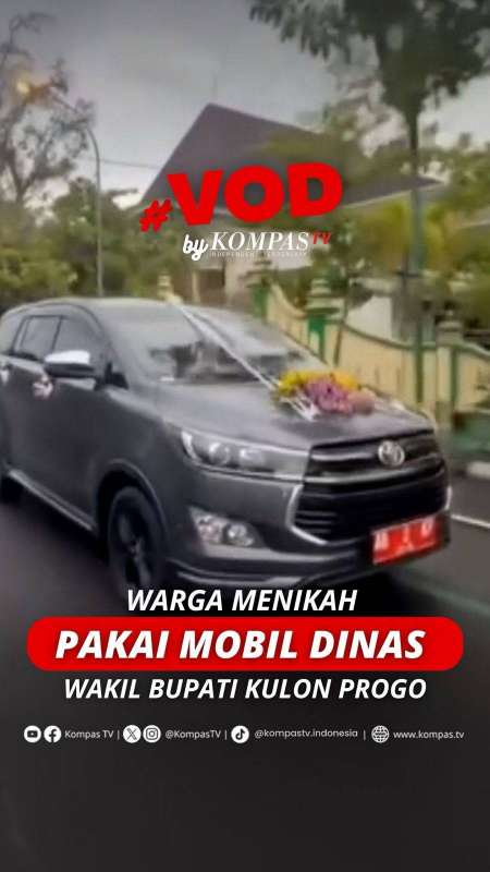 WARGA MENIKAH PAKAI MOBIL DINAS WAKIL BUPATI KULON PROGO