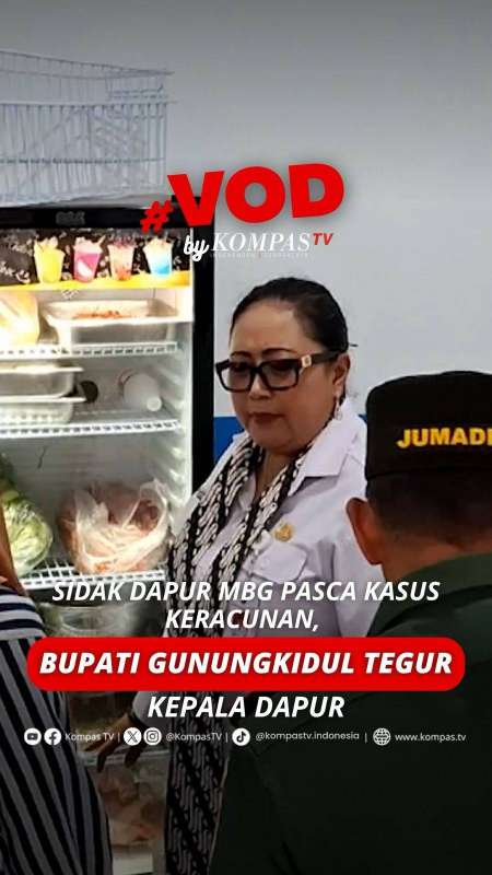 SIDAK DAPUR MBG PASCA KASUS KERACUNAN, BUPATI GUNUNGKIDUL TEGUR KEPALA DAPUR