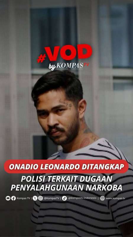 ONADIO LEONARDO DITANGKAP POLISI TERKAIT DUGAAN PENYALAHGUNAAN NARKOBA