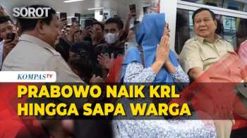 Momen Presiden Prabowo Sapa Warga Hingga Naik KRL Baru Dari Manggarai Ke Tanah Abang