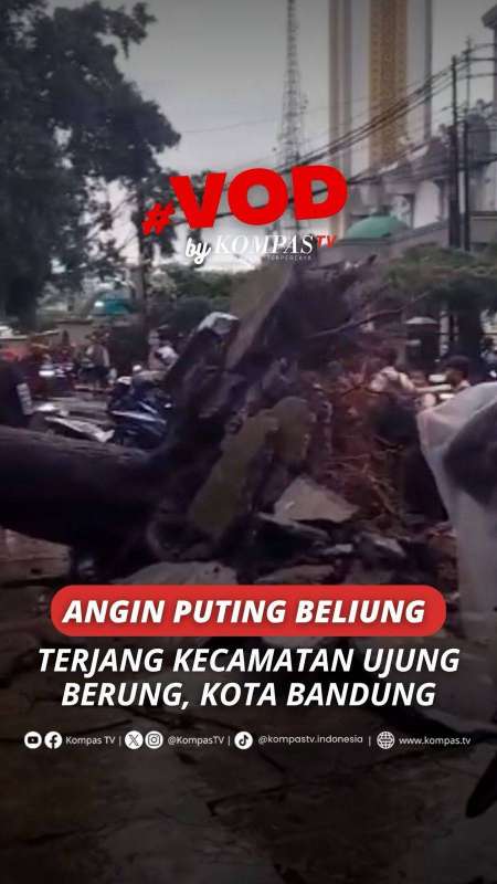 ANGIN PUTING BELIUNG TERJANG KECAMATAN UJUNGBERUNG, KOTA BANDUNG