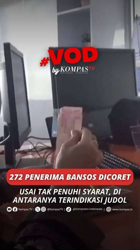 272 PENERIMA BANSOS DICORET USAI TAK PENUHI SYARAT, DI ANTARANYA TERINDIKASI JUDOL