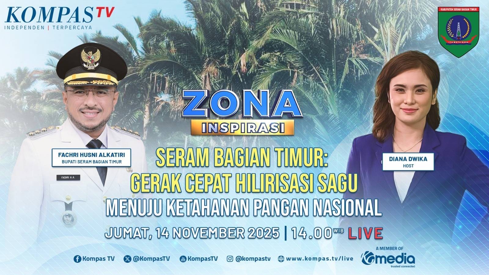 Seram Bagian Timur Gerak Cepat Hilirisasi Sagu Menuju Ketahanan Pangan Nasional | ZONA INSPIRASI
