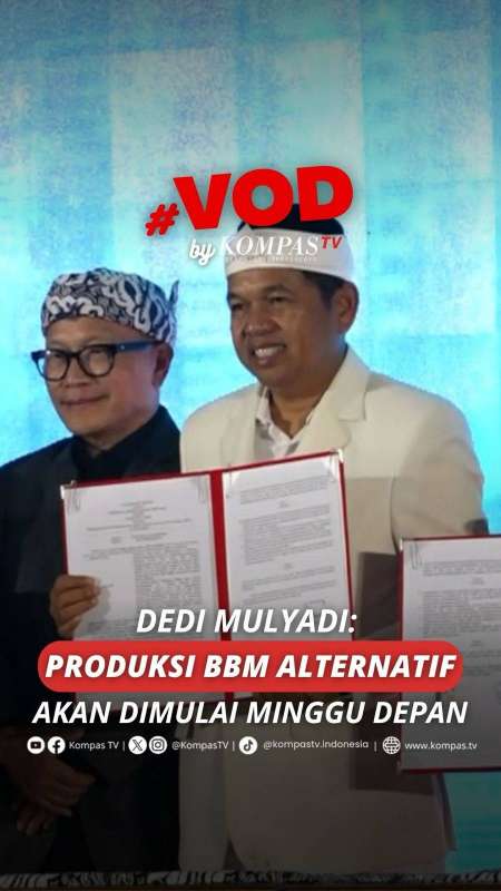 DEDI MULYADI: PRODUKSI BBM ALTERNATIF AKAN DIMULAI MINGGU DEPAN