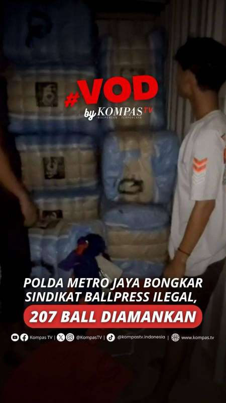 POLDA METRO JAYA BONGKAR SINDIKAT BALLPRESS ILEGAL, 207 BALL DIAMANKAN