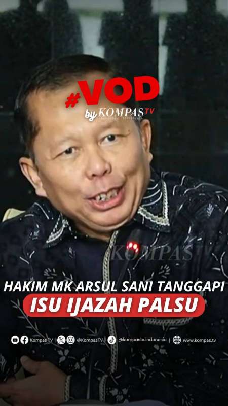 HAKIM MK ARSUL SANI TANGGAPI ISU IJAZAH PALSU