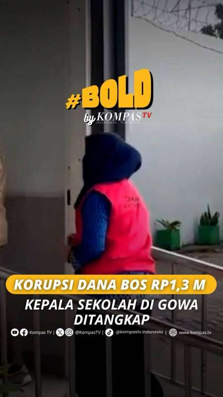 KORUPSI DANA BOS RP1,3 M KEPALA SEKOLAH DI GOWA DITANGKAP