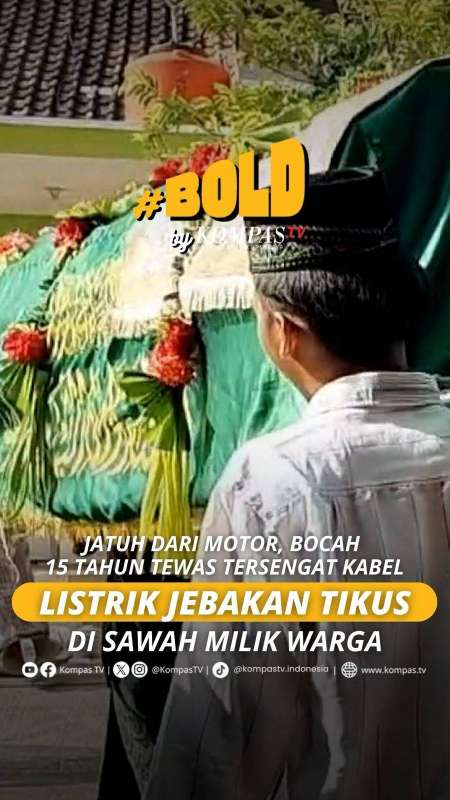 JATUH DARI MOTOR, BOCAH 15 TAHUN TEWAS TERSENGAT KABEL LISTRIK JEBAKAN TIKUS DI SAWAH
