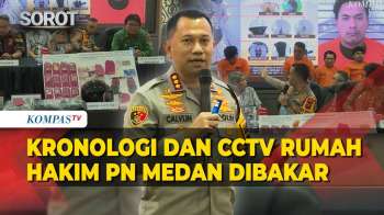 Terkuak! Kronologi Dan CCTV Tersangka Bakar Rumah Hakim PN Medan