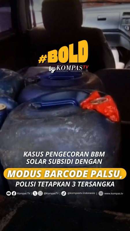 KASUS PENGECORAN BBM SOLAR SUBSIDI DENGAN MODUS BARCODE PALSU, POLISI TETAPKAN 3 TERSANGKA