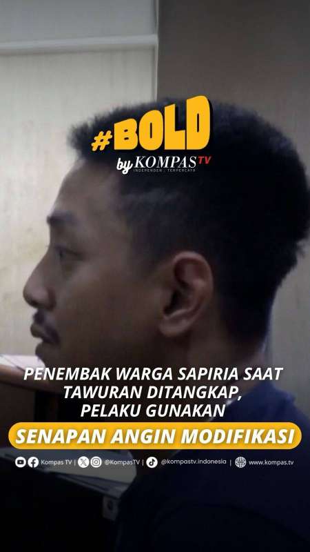 PENEMBAK WARGA SAPIRIA SAAT TAWURAN DITANGKAP, PELAKU GUNAKAN SENAPAN ANGIN MODIFIKASI