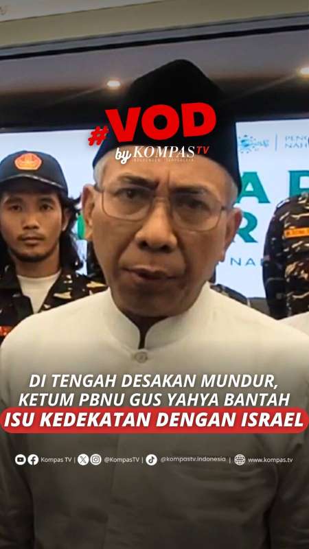 DI TENGAH DESAKAN MUNDUR, KETUM PBNU GUS YAHYA BANTAH ISU KEDEKATAN DENGAN ISRAEL
