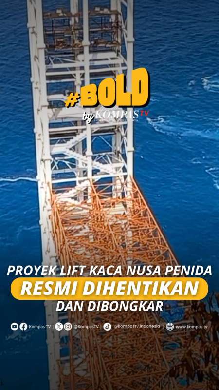 PROYEK LIFT KACA NUSA PENIDA RESMI DIHENTIKAN DAN DIBONGKAR