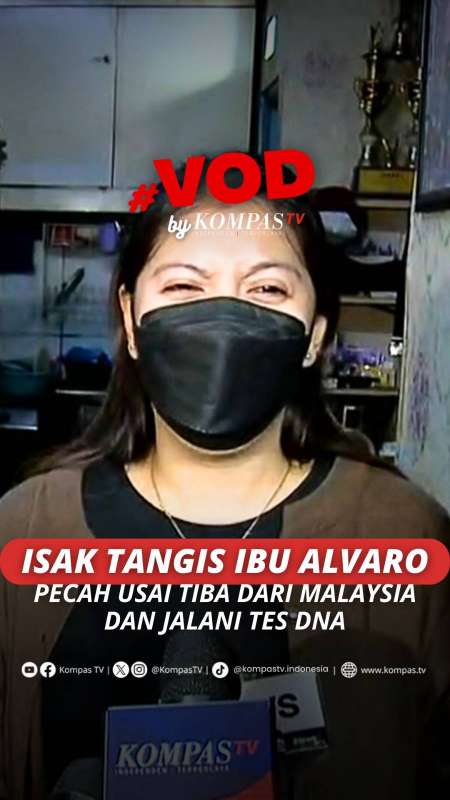 ISAK TANGIS IBU ALVARO PECAH USAI TIBA DARI MALAYSIA DAN JALANI TES DNA