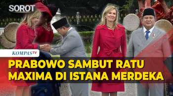 Momen Presiden Prabowo Sambut Ratu Maxima Di Istana Merdeka