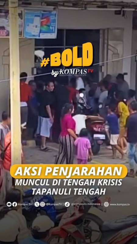 AKSI PENJARAHAN MUNCUL DI TENGAH KRISIS DI TAPANULI TENGAH